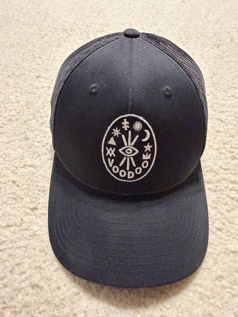 Richardson 112 Voodoo Black Trucker Hat Snapback